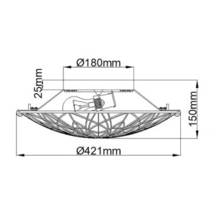 Victory Ceiling Semi-Flush (2 Lights)