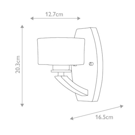 Meridian Wall Lamp for Bathrooms