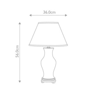 Oxblood I Table Lamp