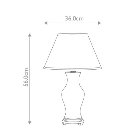 Oxblood I Table Lamp