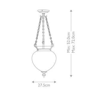 Finsbury Park M Ceiling Lamp (3 lights)