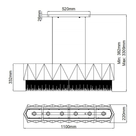 Zuma II Ceiling Lamp (6 lights)