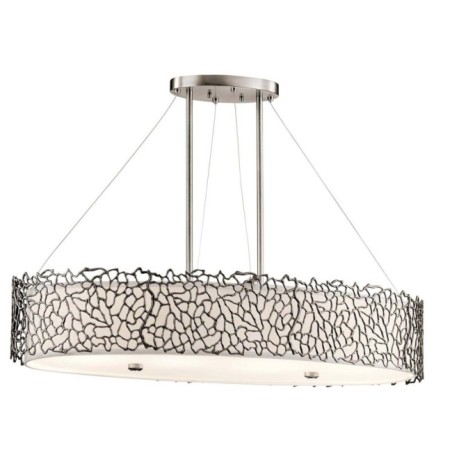 Silver Coral II Ceiling Lamp (4 lights)