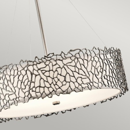 Silver Coral Ceiling Lamp (4 lights)