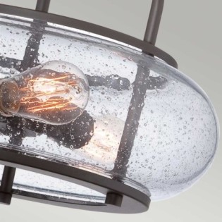 Semiplafón de techo Trilogy M (3 luces)