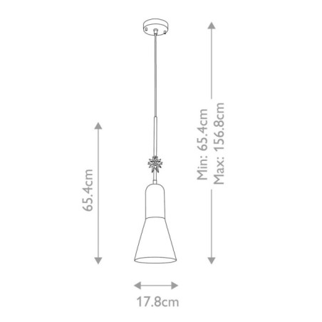 Lámpara de techo Etoile M