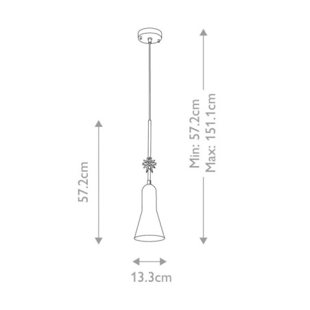 Lámpara de techo Etoile S