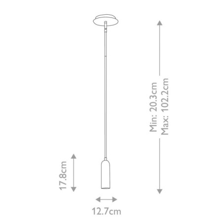 Lámpara de techo LED Dax (9W)