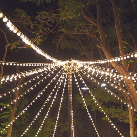 Guirnalda led para iluminacion exterior