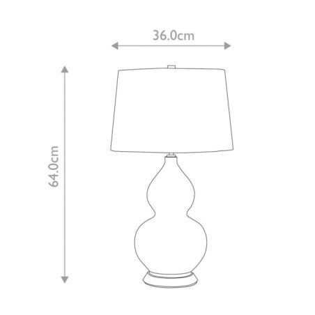 ISLA Nickel Table Lamp