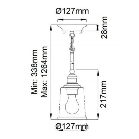 Lámpara de techo Waverly