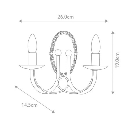 Minster Wall Light (2 lights)