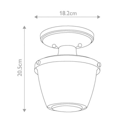 Dublin Ceiling Light