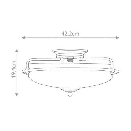 Griffin Ceiling Light (3 Lights)