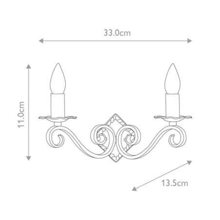 Rectory Wall Light (2 Lights)