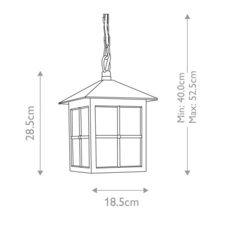 Winchester Outdoor Pendant Light