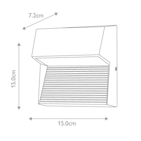 Freyr LED Outdoor Wall Lamp (6W)