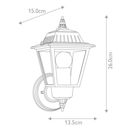 Highnam outdoor Wall Lamp