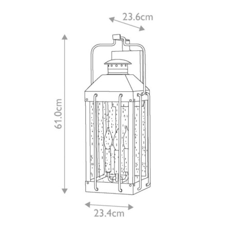 Fitzgerald Outdoor Wall Lamp (3 Lights)