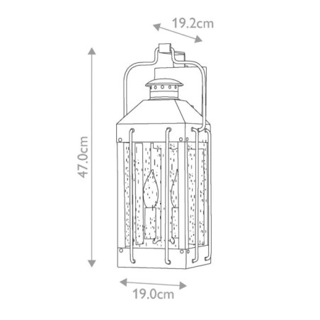 Fitzgerald Outdoor Wall Lamp (2 Lights)