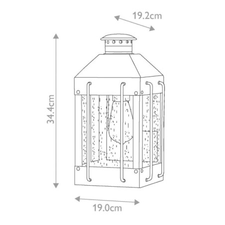 Fitzgerald outdoor Wall Lamp