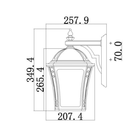 Wabash Outdoor Wall Lamp (2 Lights)
