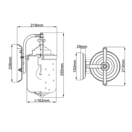 Willoughby outdoor Wall Lamp