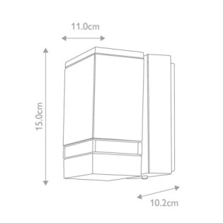 Outdoor LED Wall Lamp Jannik (3.8W)