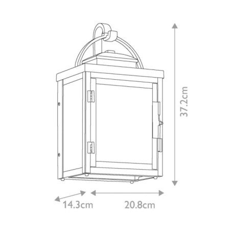 Outdoor Wall Lamp Carlson (2 lights)
