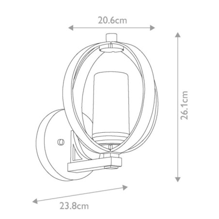 Grand Bank Outdoor Wall Lamp