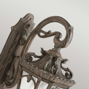 Aplique de pared de exterior Tournai (3 luces)