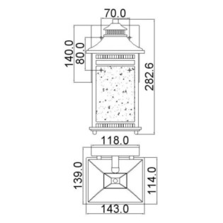 Livingston outdoor Wall Lamp