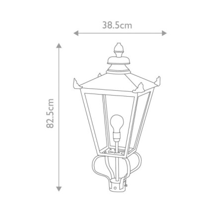 Wilmslow Outdoor Post Lamp