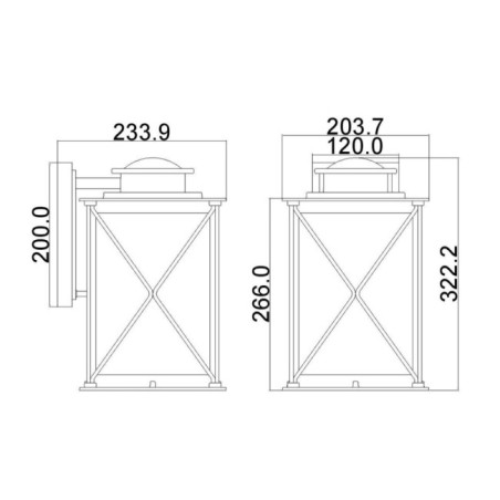 Argyle M Outdoor Wall Lamp