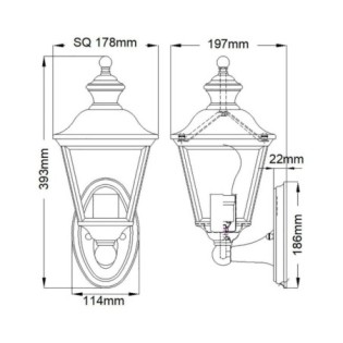 Bay Shore M Outdoor Wall Lamp