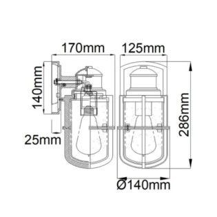 Aplique de pared de...