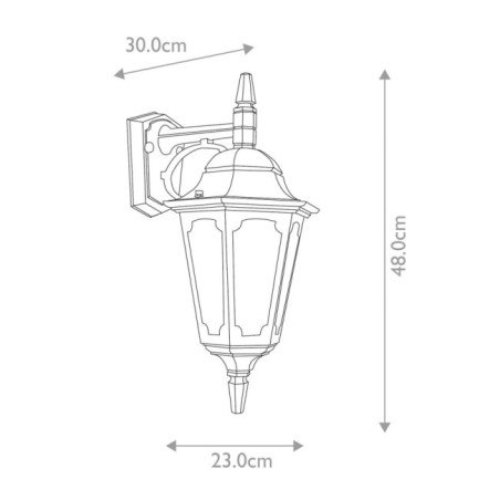 Aplique de pared de exterior Parish II