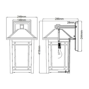 Aplique de pared de...