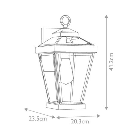 Aplique de pared de exterior Ravine M