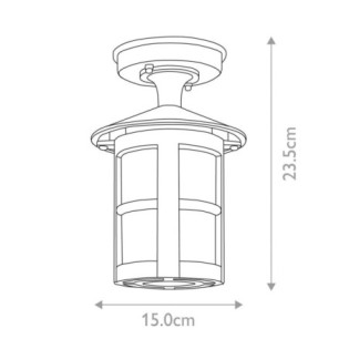 Plafón de exterior...