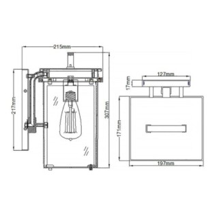 Glenview M outdoor Wall Lamp