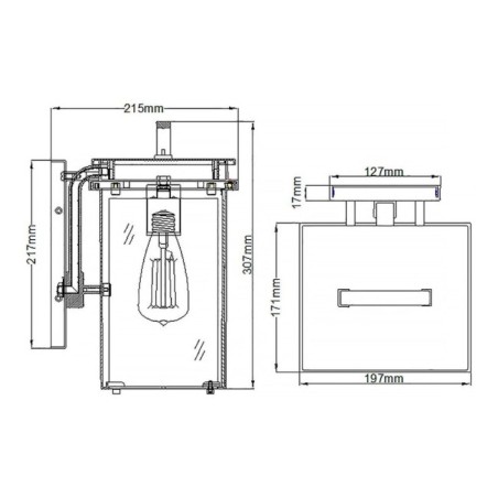 Glenview M outdoor Wall Lamp