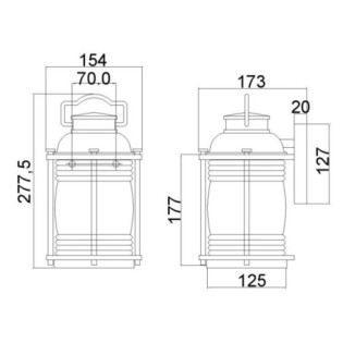 Aplique de pared de...