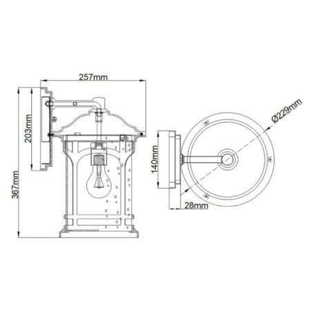 Marblehead M outdoor Wall Lamp