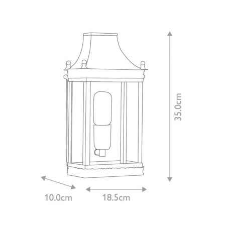 Regents Park outdoor Wall Lamp