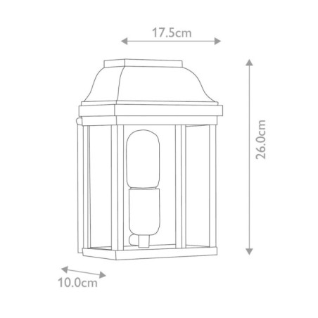 Victoria outdoor Wall Lamp