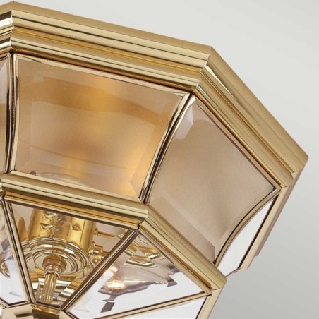 Newbury Outdoor Ceiling Flush Light (3 Lights)