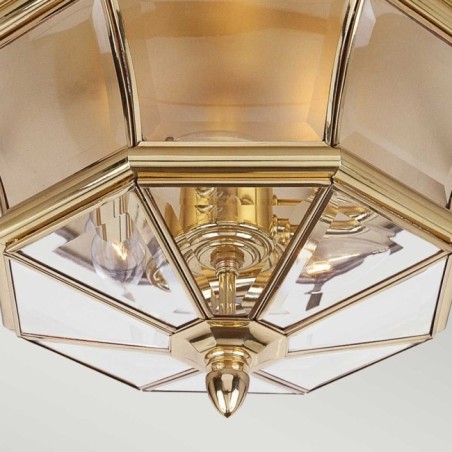 Newbury Outdoor Ceiling Flush Light (3 Lights)