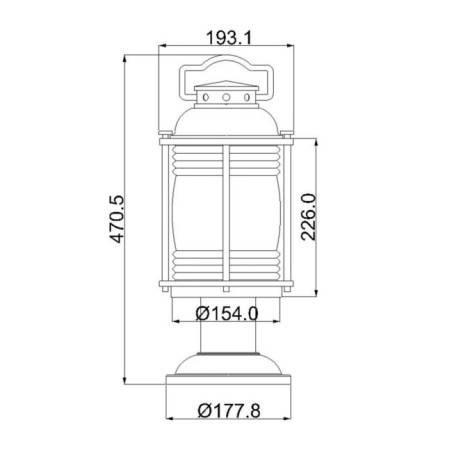 Ashland Bay M Outdoor Wall Lamp