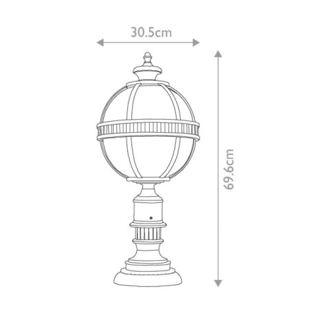 Halleron outdoor Wall Lamp (3 lights)